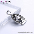 33509 xuping 2018 hot sale black gun color Stainless Steel jewelry horse head pendant